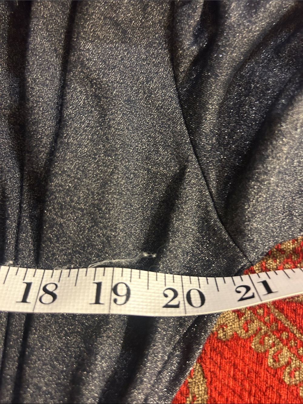 Brooks Brothers Faux Wrap Long-Sleeve Top Shimmery Charcoal LARGE NWT - Picture 9 of 11
